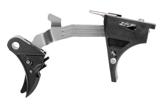 Curved, NP3 plated trigger upgrade for GLOCK 42, black.